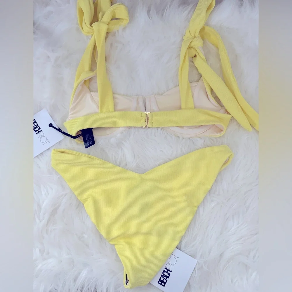 Beach Riot Yellow Bikini - Picture 2 of 5